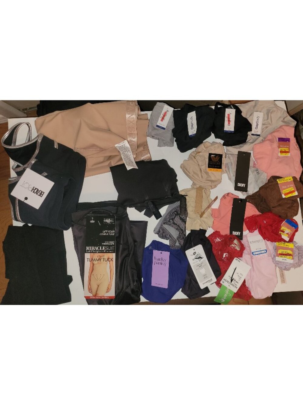 BULK LOT (19) Designer Shapewear & Intimates: Skims, Miraclesuit, Spanx - MSRP $